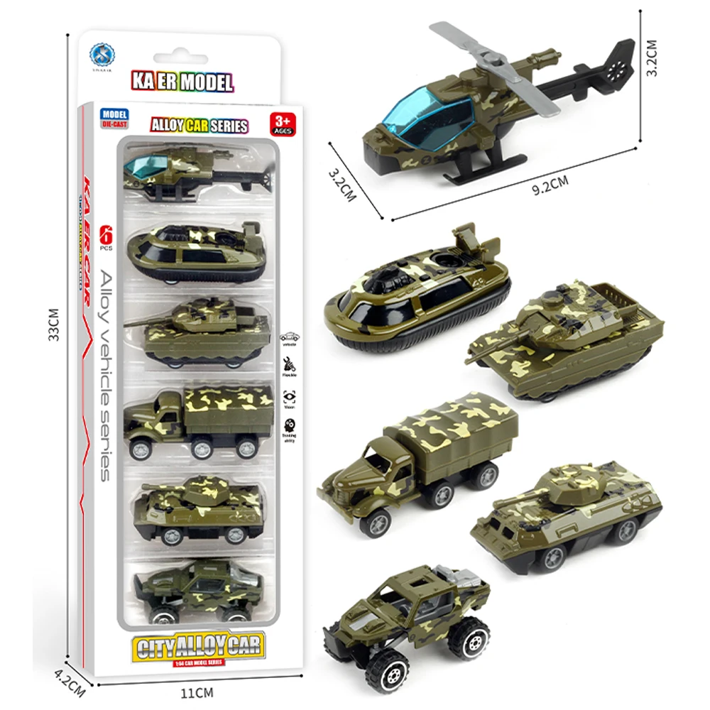 1:64 Legierung Auto Miniatur Militär LKW Panzer Sammlung Rutsche Fahrzeug Spielzeug Flugzeug U-Boot Modell Junge Kinder Spielzeug Geburtstags geschenk