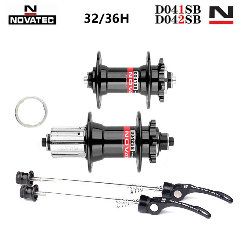 

Novatec D041SB D042SB Ступицы для горного велосипеда Дисковый дорожный велосипед 32/36 отверстий Кассетная ступица дискового тормоза 32/36 отверстий