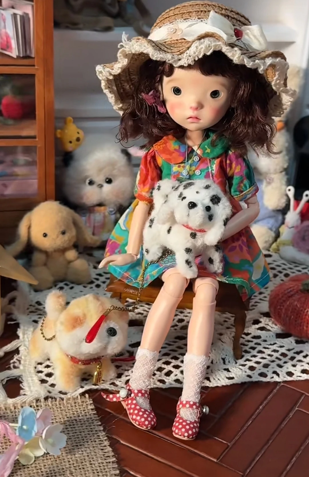 nouveau-style-chaussures-en-cuir-faites-a-la-main-pour-poupee-dula-2026-pour-corps-de-poupee-blythe-ob24-ob22-landoudou-landazz-a-pois-retro