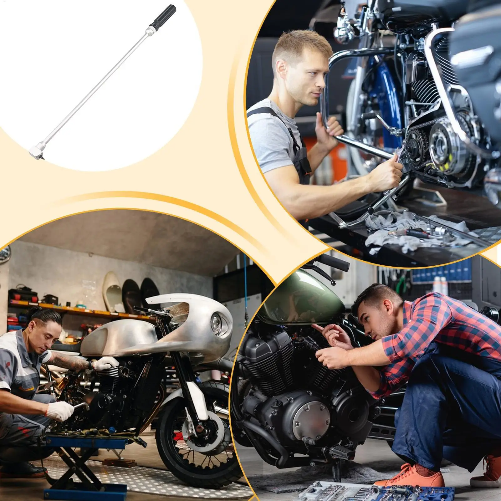 

Motorcycle Pilot Screw Adjustment Tool Metal Precise Professional Motorcycle Maintenance Screw Tool For Mechanic Beginner