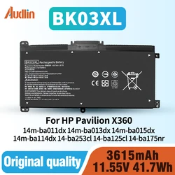 BK03XL 916811-855 Battery for HP Pavilion X360 14-ba0xx 14-ba2xx 14m-ba0xx 14m-ba1xx 14m-ba011dx 14m-ba013dx 14-ba253cl/bal125cl