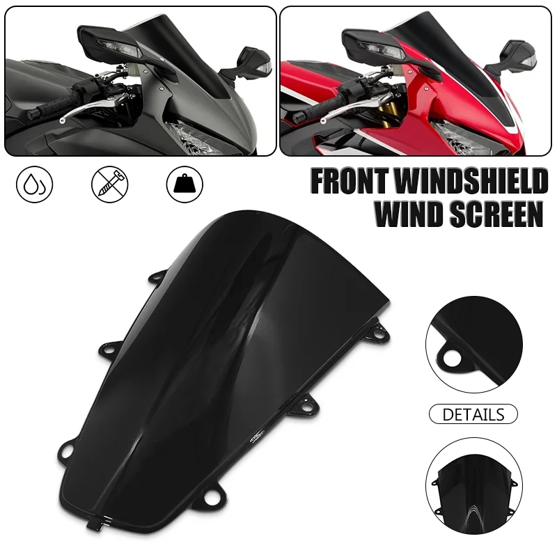 

For CBR1000RR cbr1000rr CBR 1000RR 17-24 Motorcycle Front Windshield Windscreen Deflector Protector Windproof Wind Viser Visor