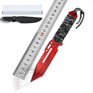 Pisau Hidup Kekerasan Tinggi Luar Ruangan, Pisau Pertahanan Diri EDC Luar Ruangan, Pisau Baja Tahan Karat Panjat Tebing Berkemah 8 hakintosh penjualan terbaik - №