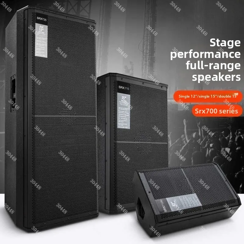 Dual 15 Inch Professional Speaker Set High Power Line Array Sound System for Stage Outdoor Wedding Bar Events