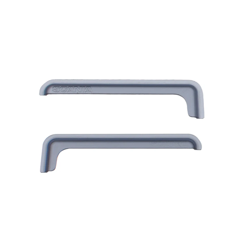 1 Pair Acrylic Window Covers Rain Visor Decoration for 1/14 Tamiya RC Truck Car Scania R730 R620 R470 56323 Diy Parts Toy