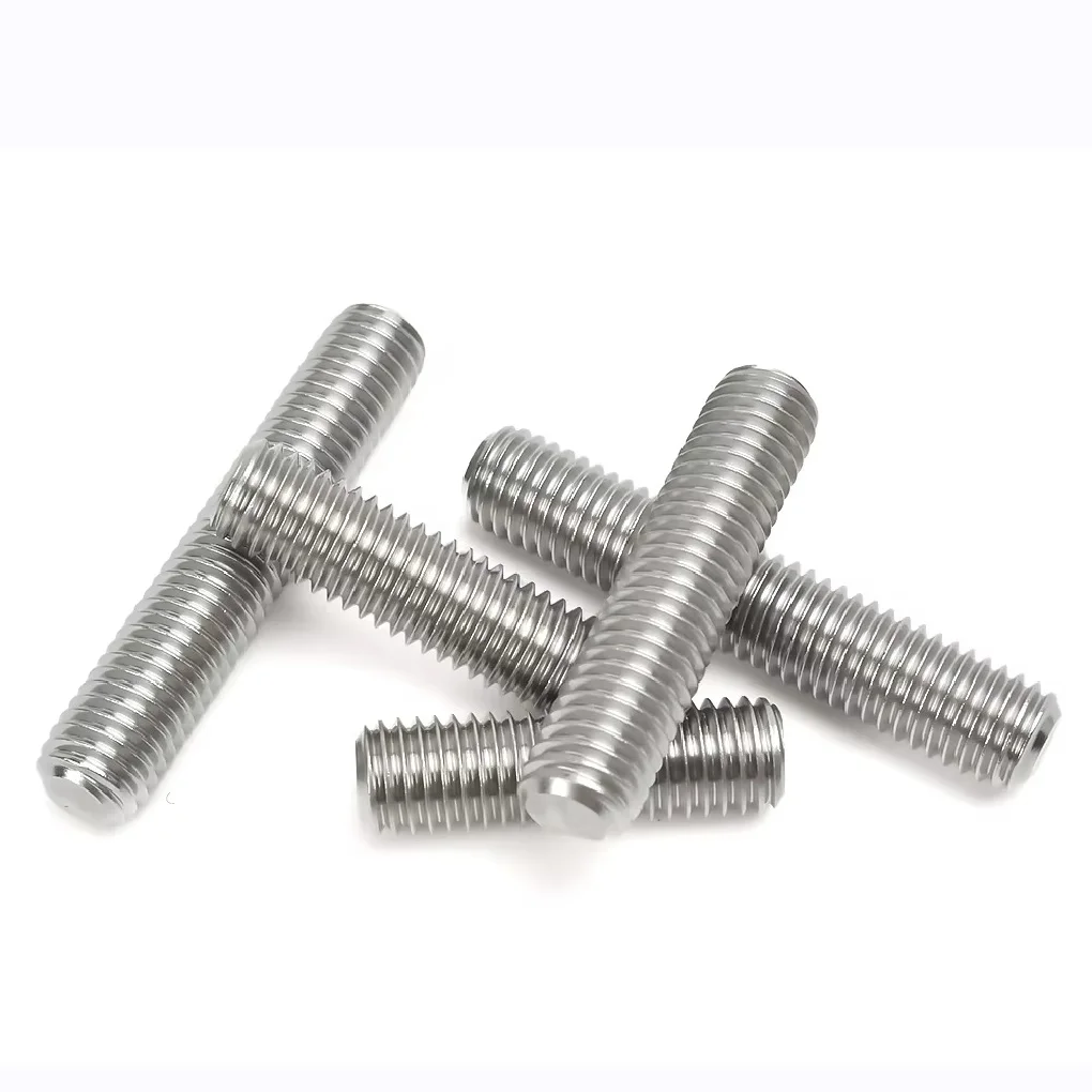 M3 M4 M5 M6 M8 M10 M12 304 Stainless Steel Full Threaded Rod Bolt Length16mm-500mm Fully Metric Headless Thread Stud Rods Screws