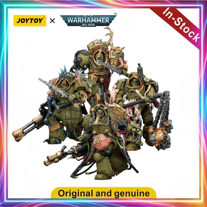 JOYTOY Warhammer 40K Death GuardLord of Virulence 1/18 Action Figures Toy Model Gift Collection Ornament