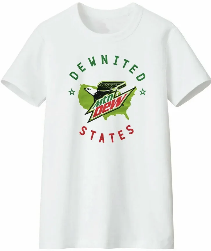 Camiseta Mountain Dew Estados Dewnited Eagle Logo talla M