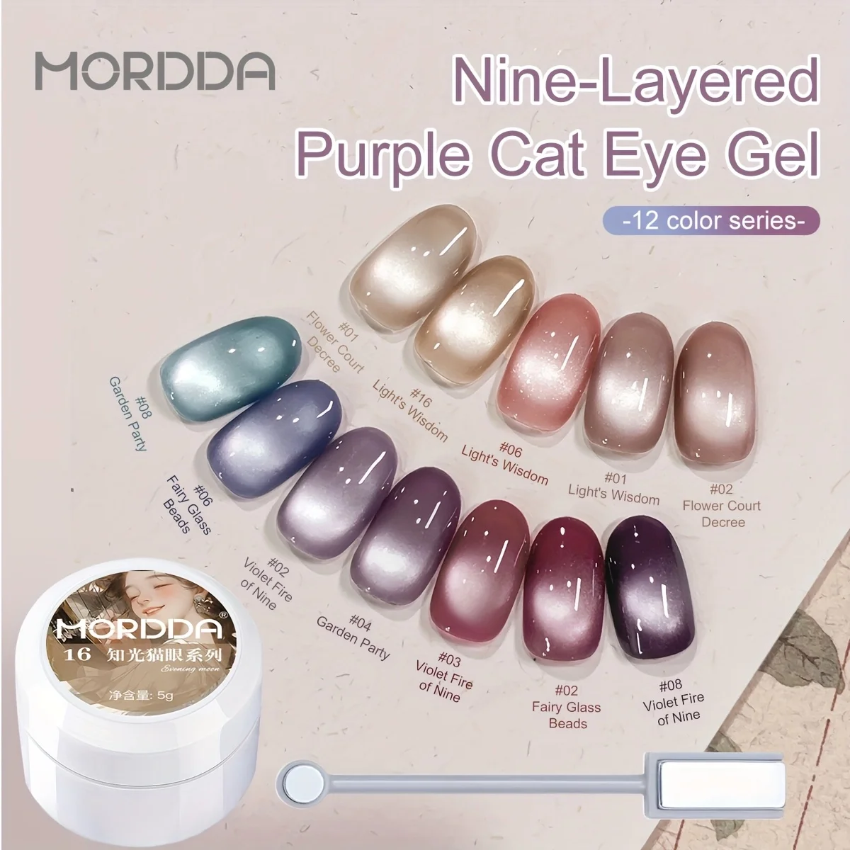 

MORDDA 12 цветов 5 мл новый светоотражающий магнитный лак для ногтей «кошачий глаз» гель женский инструмент для дизайна ногтей содержит магниты