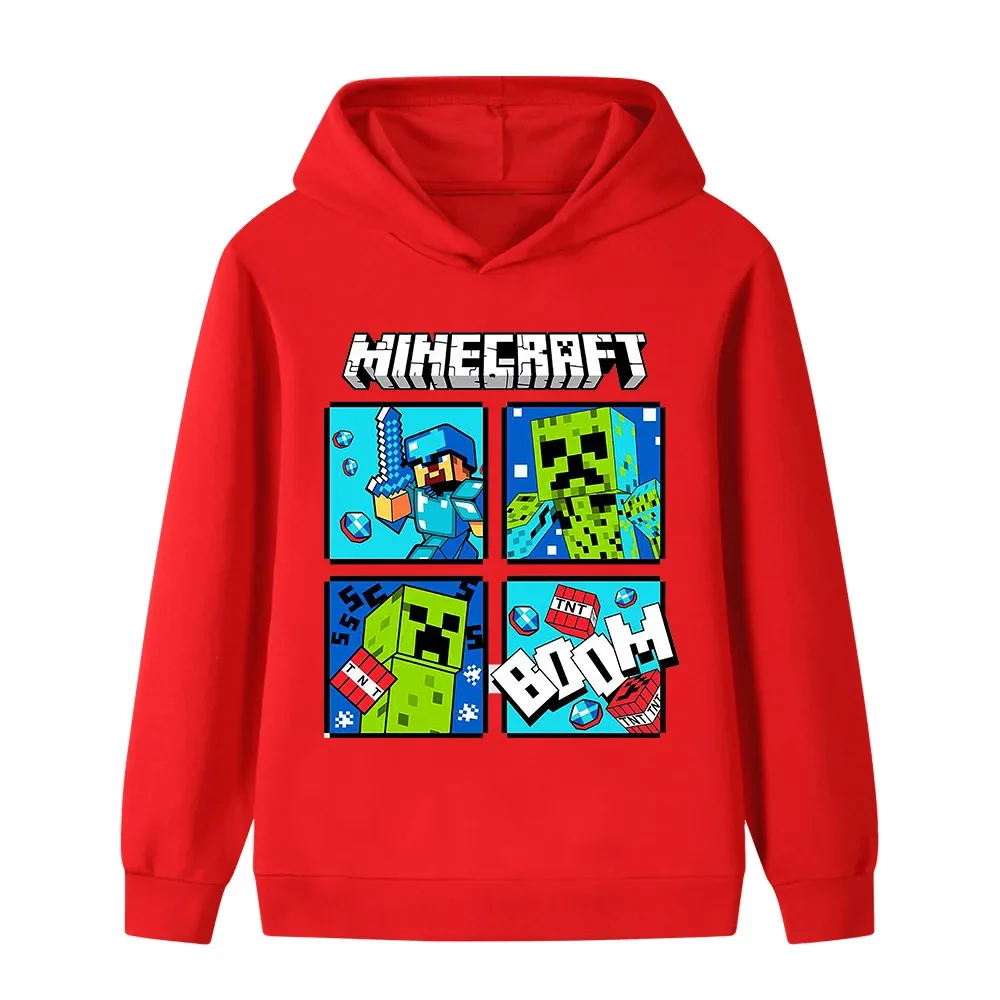 لعبة نمط الفتيان والفتيات أزياء الاتجاه البلوز الخريف الفتيان والفتيات قمم الدافئة مريحة مقنعين السترة #5