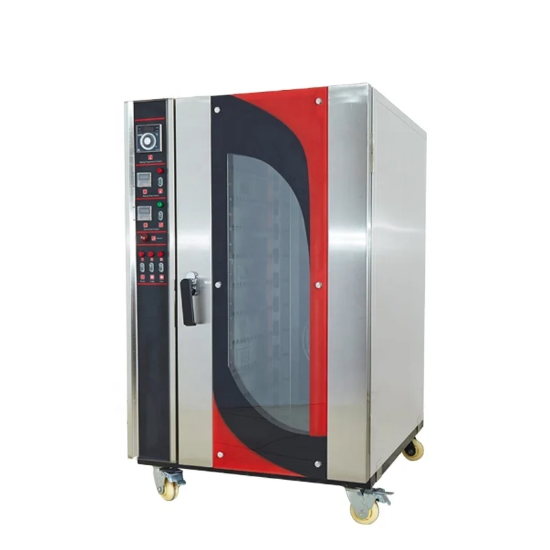 Bakery Machine Commercial 5 Tray Gas Convection Furnace Spray