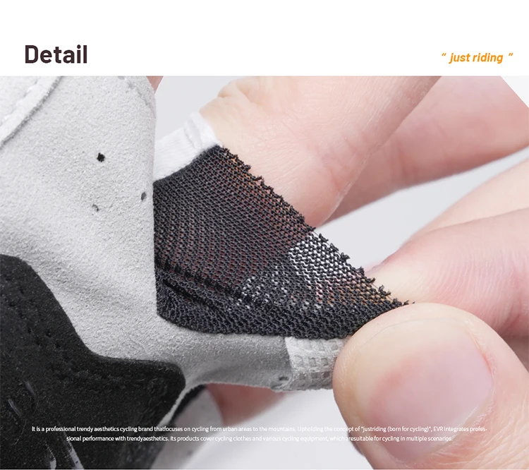 EVR Sommer-Fahrradhandschuhe Gepolsterte Cartoon-Fahrradhandschuhe Halbfinger-Handschuhe für Rennrad MTB Atmungsaktive Outdoor-Sport-Fahrradhandschuhe – Detail 7