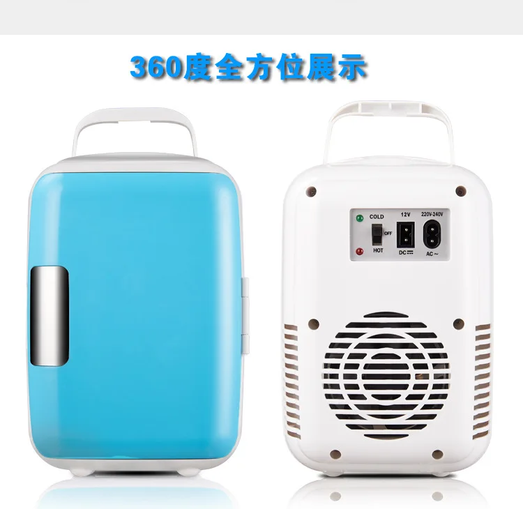 Electric Mini Beverage Refrigerator with Compressor Plastic Material Portable for Topping Bar Use