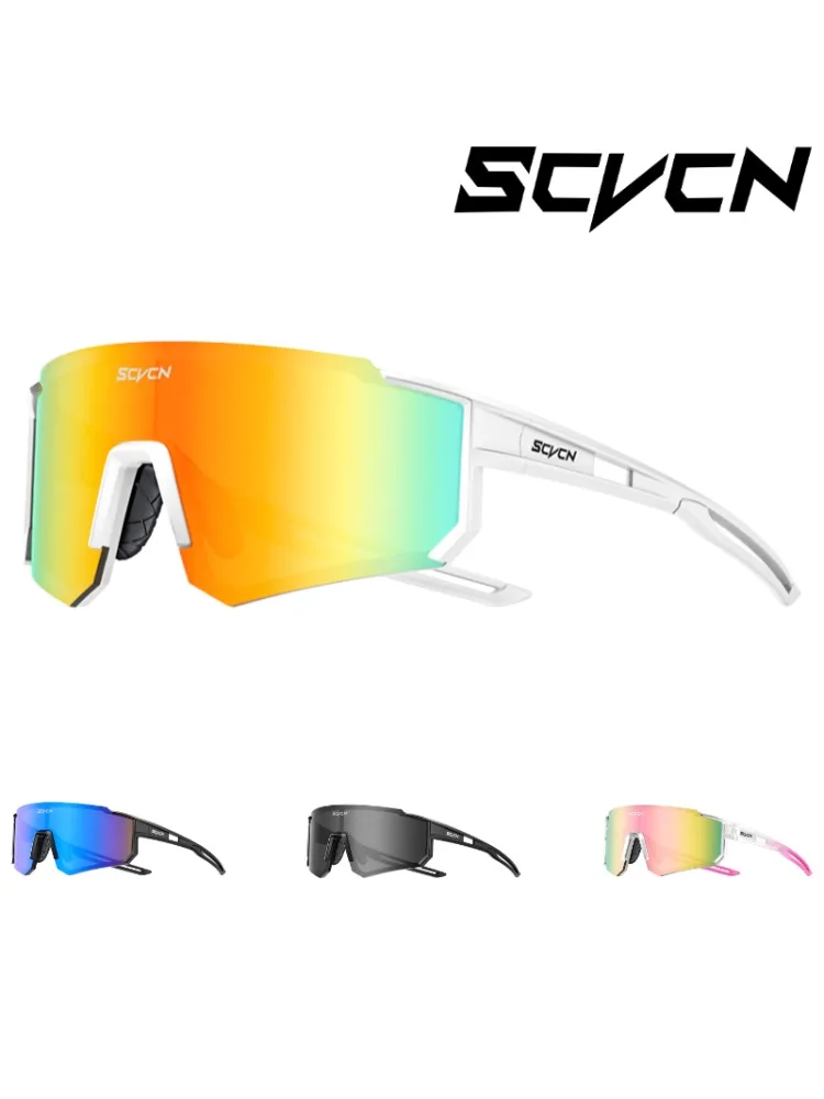 AliExpress SCVCN Sunglasses for Men Cycling Glasses Bicycle Women Sunglasses Multi Color Riding Bike UV400 Eyewear Sports MTB Goggles