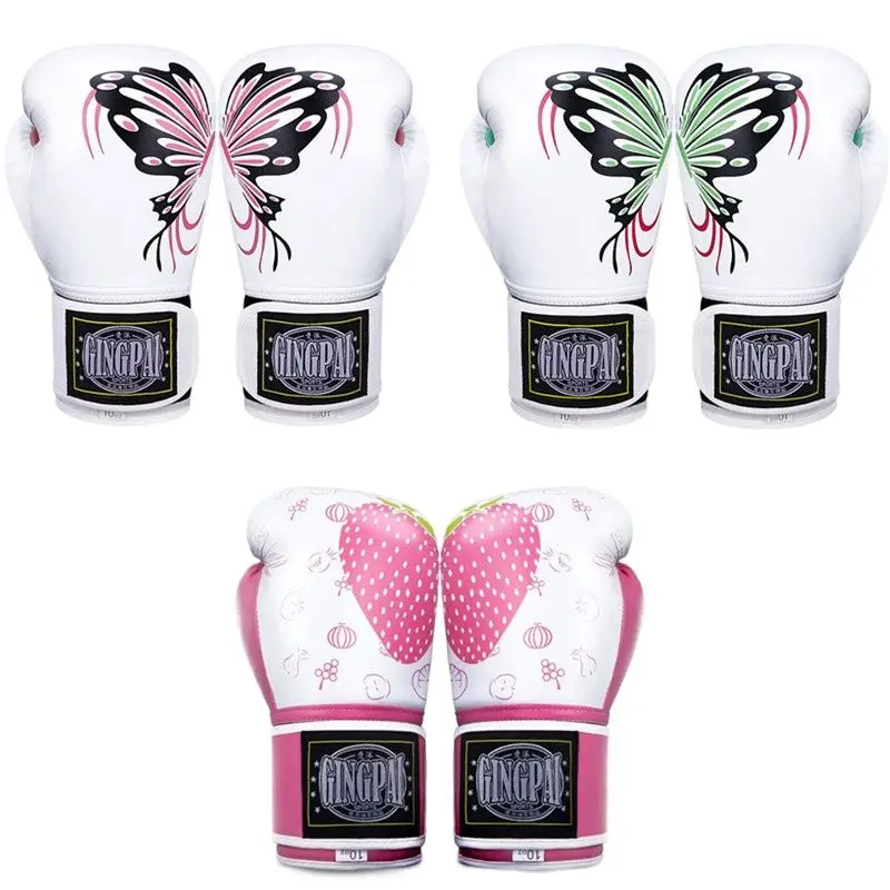 

6/8/10/12oz Professional Boxing Gloves PU Thickened Sanda Fighting Training Glove MMA Muay Thai Boxing Training Equipment