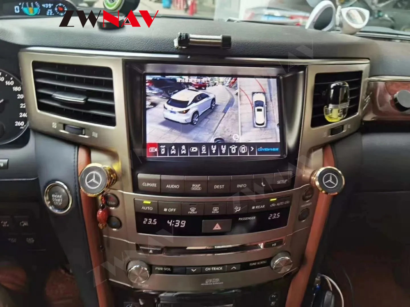 PX6 CARPLAY For Lexus LX570 Car GPS Navigation Auto Stereo Radio Head Unit Multimedia Player Tape Recorder DVD Player