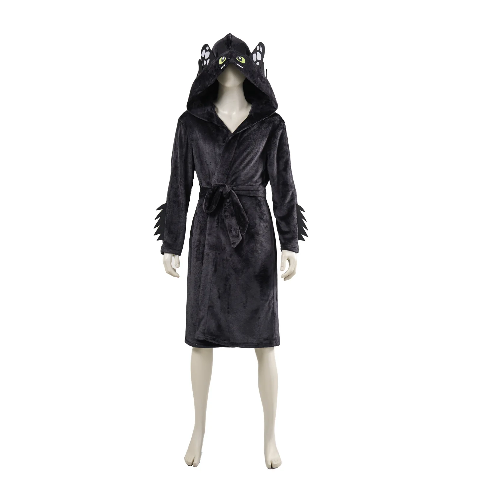 Toothless Bathrobe Cosplay Costume How To Train Your Dragon Hooded Cartoon Bathrobe Cosplay Dress-up Clothes