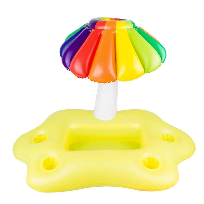 

Inflatable Rainbow Cloud Ice Tray Iced Salad Tray Water Drink Cup Tray Pool Party Supplies Photo Props