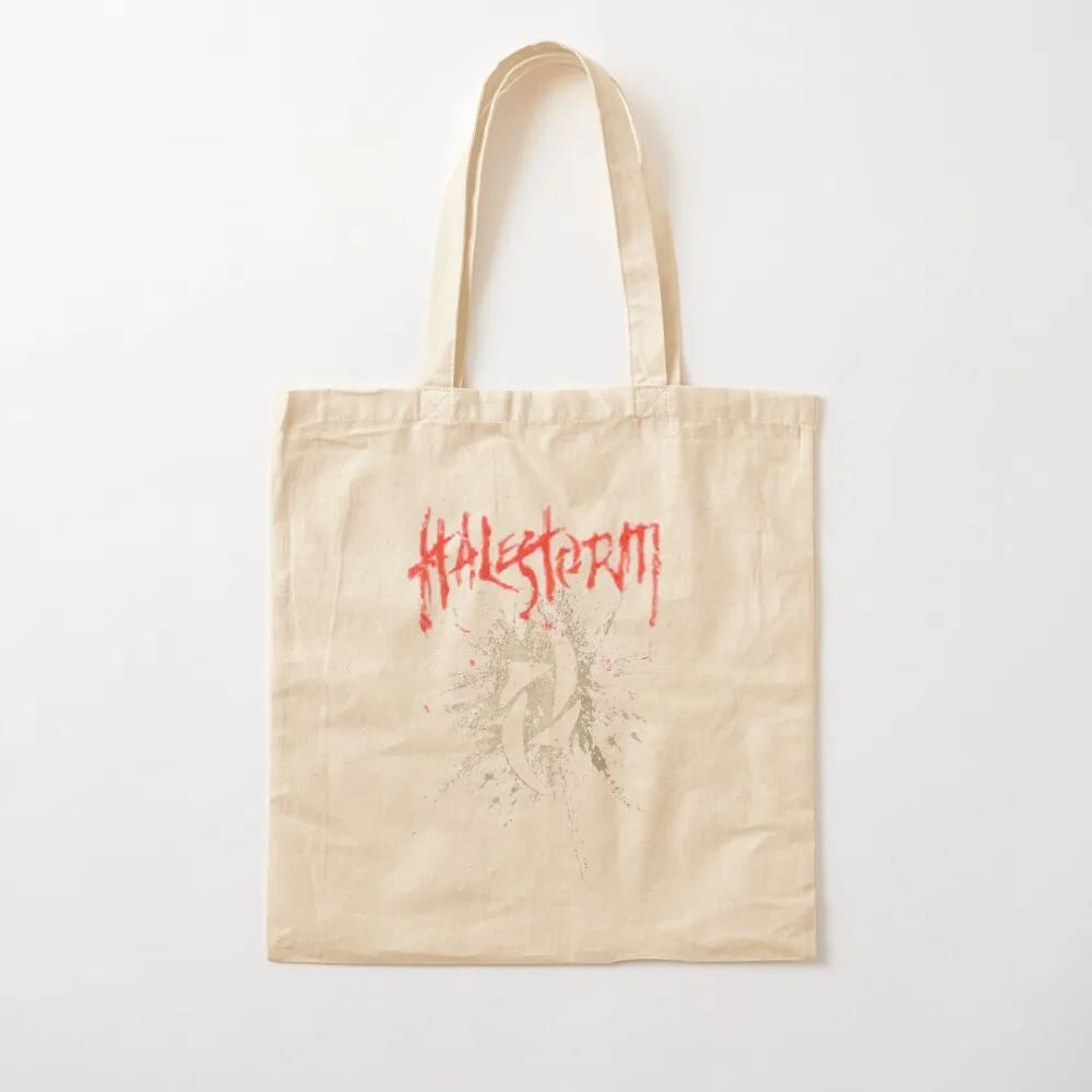 Halestorm Band Woman's Tee Tote Bag hand bags shopping bags foldable eco bag folding