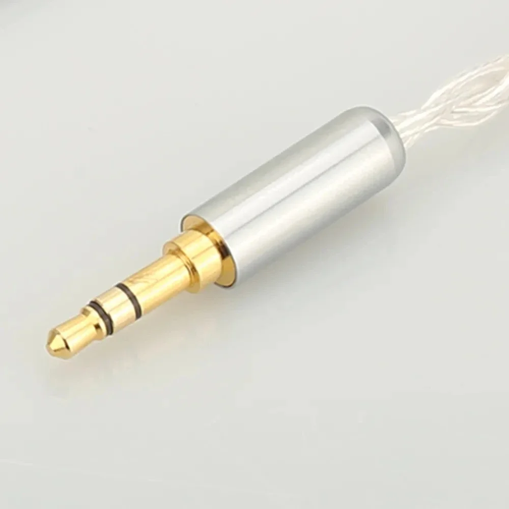 Audiocrast 10 سنتيمتر الفضة مطلي 3.5 مللي متر ذكر إلى 3.5 مللي متر ذكر ستيريو Hifi كابل محول الصوت سيارة AUX سلك كابل القفز