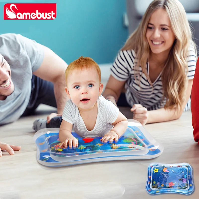 Camebust Water Pad Inflatable Tummy Time Water Pad for Infants and Toddlers Promote Development Toys