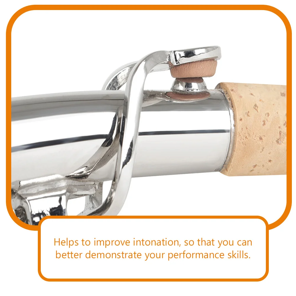 

2 Pcs Saxophone Straight Neck Bend Suit Instrument Parts and Accessories Accessory Mouthpieces Supplies Saxphone