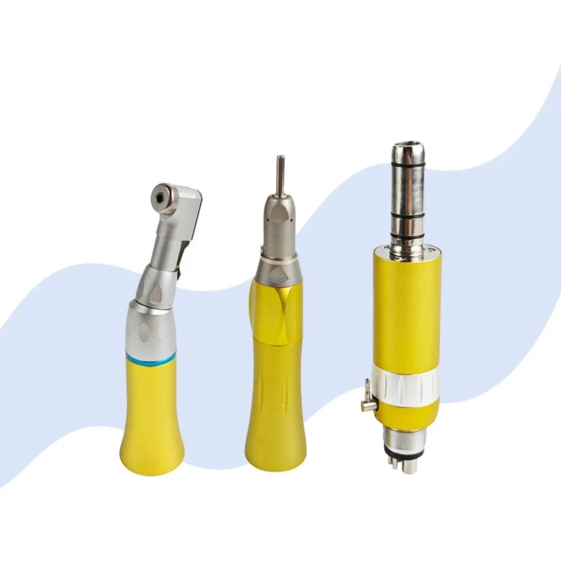 

New Den tal Instrument Student Kit Den tal Air Turbine Motor Handpiece Colorful Low Speed 2 Hole 4 Hole Handpiece Kit