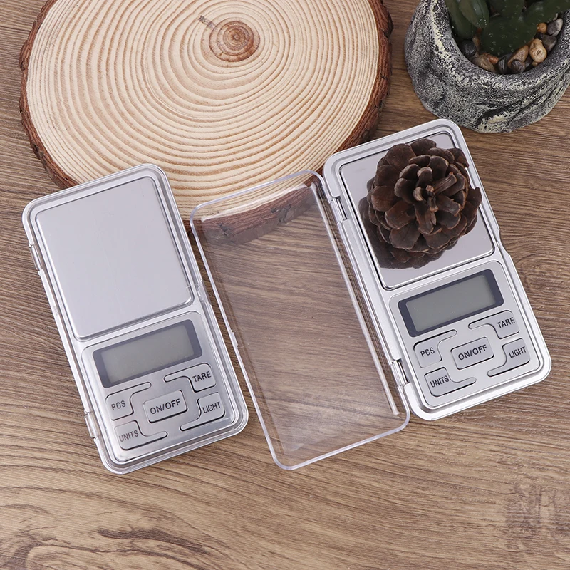 Portable Mini Jewelry Scale High Precision Antique Electronic Weighing Tea Household Gold Weight Digital Scale 200G/500G-0.01G