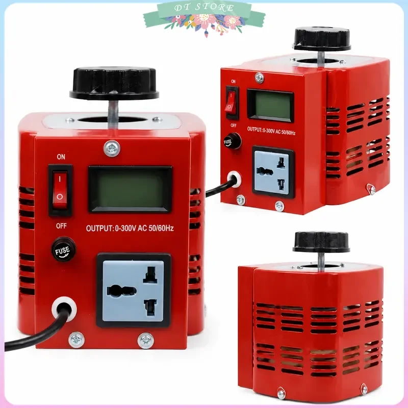 New Variac Variable 3KVA0-300V Transformer Voltage Regulator Single-phase 300V AC Regulating Power Supply TDGC2