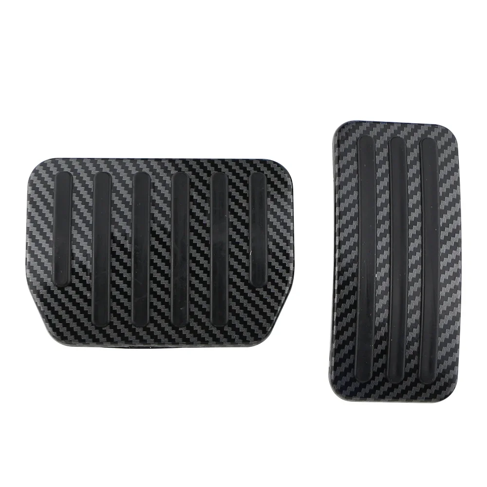 Car Pedals for Tesla Model 3 Model Y 2022 2023 2024 Accelerator Gas Brake Pedal Cover Non-Slip Carbon Fiber Pad Accessories