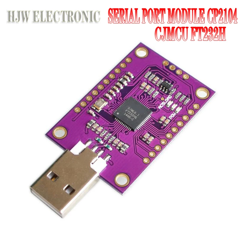 CJMCU FT232H USB to JTAG UART FIFO SPI I2C IIC High Speed Multifunction FT232H Serial Port Module CP2104