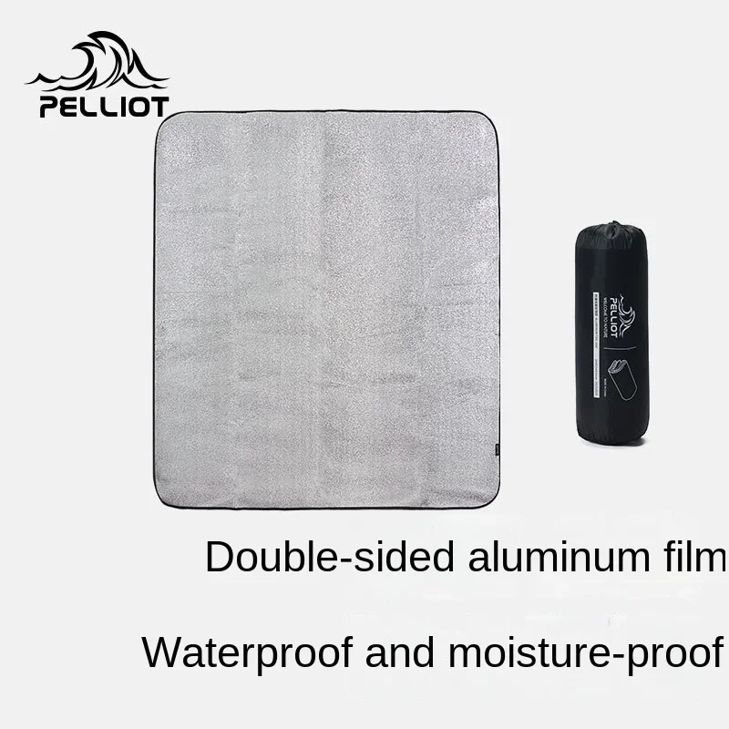 Picnic Mat Outdoor Moisture-proof Beach Picnic Cloth Floor Mat Ultrasonic Moisture-proof Double-sided Aluminum Film Mat