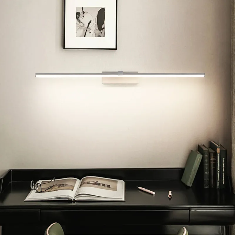 Imagem -04 - Nordic Modern Minimalista Lavatório Espelho Wall Light Led Front Light Lâmpada de Parede Impermeável Maquiagem