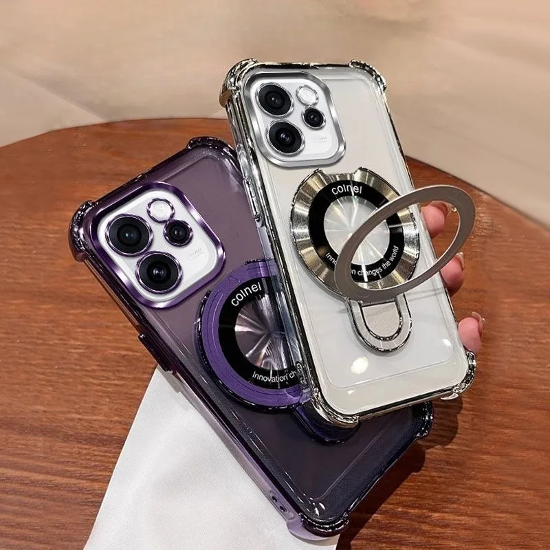 غلاف مغناطيسي غير مرئي لهاتف OPPO Reno 15/14/13 Pro 15ProMax 15/14/13F 14FS غطاء حماية كامل الحزمة