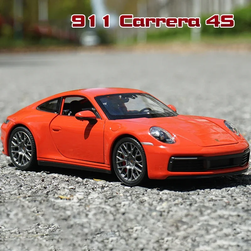 

WELLY 1:24 Porsche 911 Carrera 4S Alloy Car Diecasts & Toy Vehicles Car Model Miniature Scale Model Car Toys