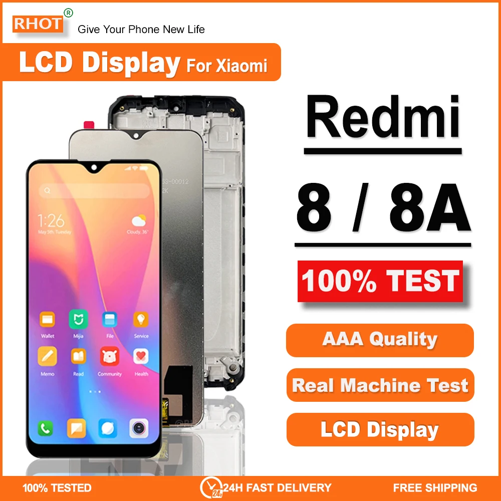 

6.22" Inch LCD Display For XIAOMI Redmi 8 LCD Touch Screen Digitizer Assembly For Redmi 8A LCD MZB8255IN M1908C3IC LCD Display