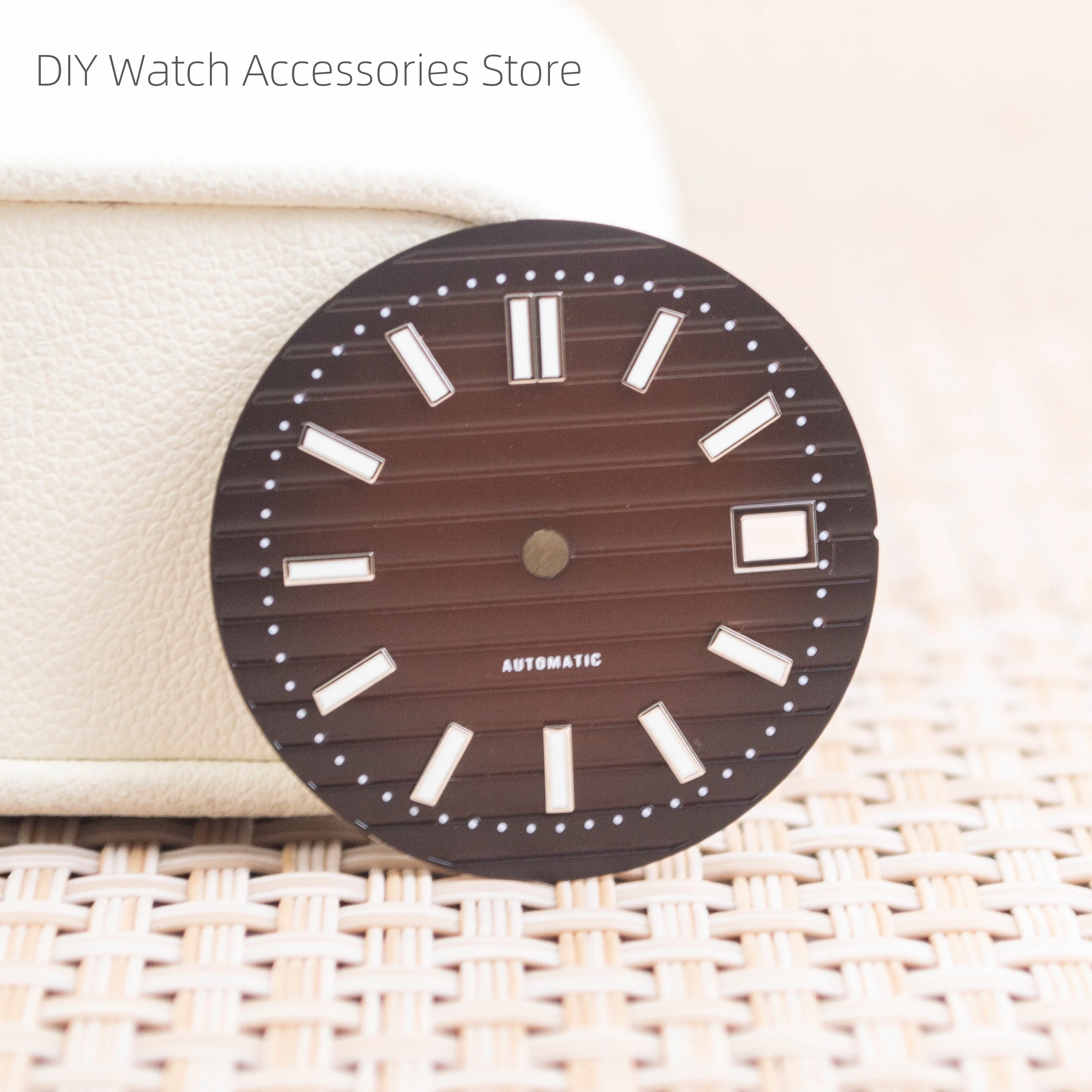 

30.5mm Watch Dial NH35 Dial Luminous Watch Face for Nautilus Fit NH35 NH36 Automatic Mechanical Movements Watch Dial Modified