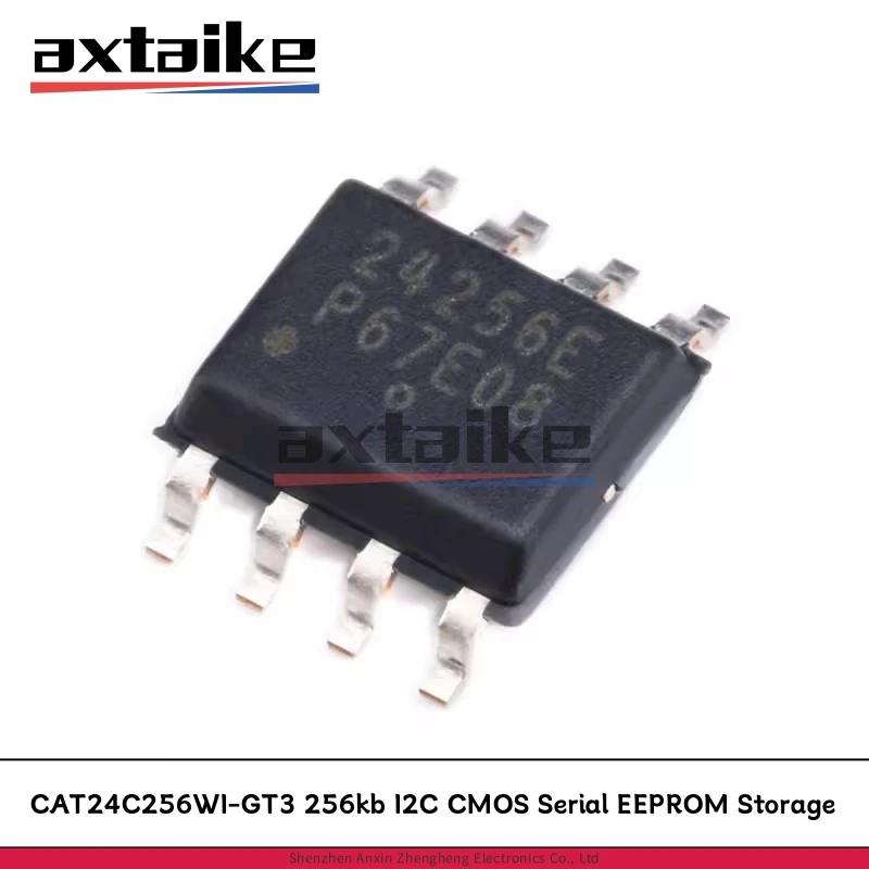 

10PCS CAT24C256WI-GT3 24256E SOP-8 CAT24C256 24C256WI CAT24C256WI SMD Chip 256kb I2C CMOS Serial EEPROM Storage IC