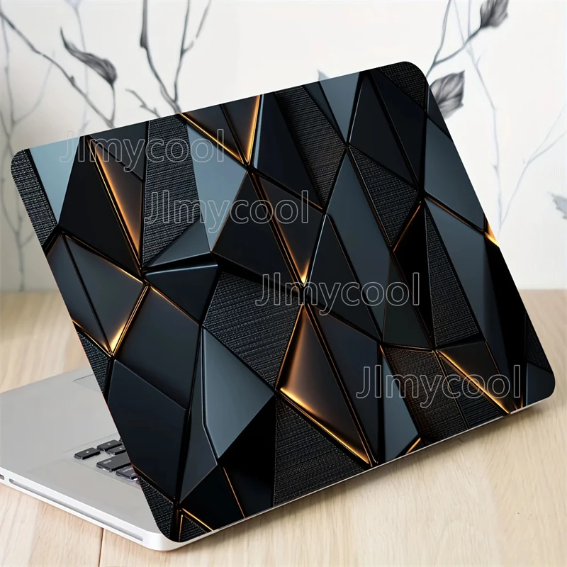حافظة كمبيوتر محمول من الفينيل ملصق تقني مكون من قطعتين/مجموعة حافظة فنية مقاومة للخدش لأجهزة الكمبيوتر المحمولة - ملصق سهل اللصق ومتين