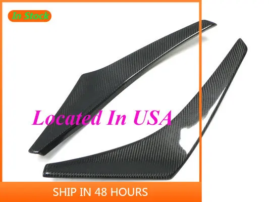 

Car Accessories VRS Style Carbon Fiber Front Bumper Canard Glossy Finish VA Splitter Drift Kit For Mitsubishi Evolution EVO 8