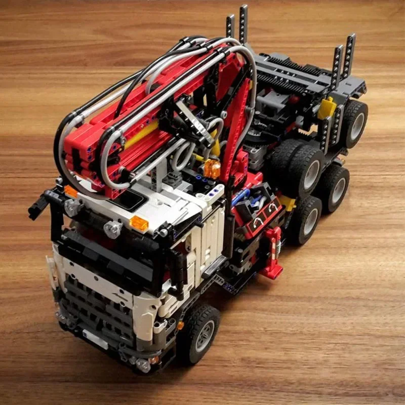 42043 Long Wood Truck Crane Sany Heavy Industry MOC-5890 High Difficulty Assembly Building Blocks 2926pcs Kids Christmas Gifts