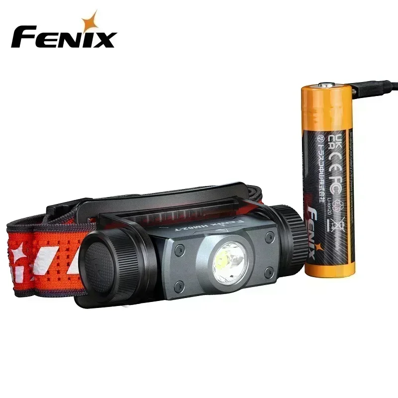 FENIX HM62-T 1200 Lumens Simple lightweight Trail Running Magnesium Headlamp Included Rechargeable Battery