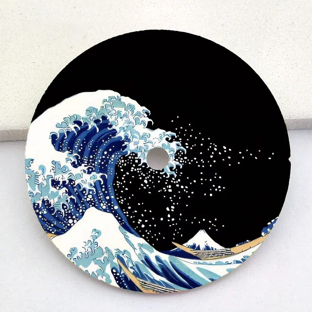 

NH35 dial watch dial 28.5mm dial watch parts replacement accessories silk screen dial custom dial Kanagawa dial Watch Face