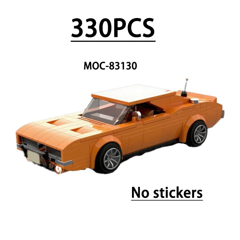 

MOC-83130 Building Block Super Sports Car Racing Model Display, 330 Pieces, Children's Birthday, Christmas and New Year Toy Gift
