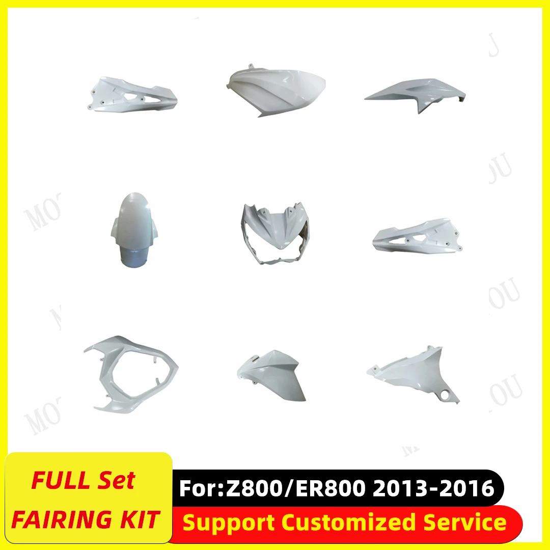 

Motorcycle ABS Plastic Fairing Kit for Kawasaki Z800 ER800 2013 2014 2015 2016 Bodywork Kit Unpainted Body