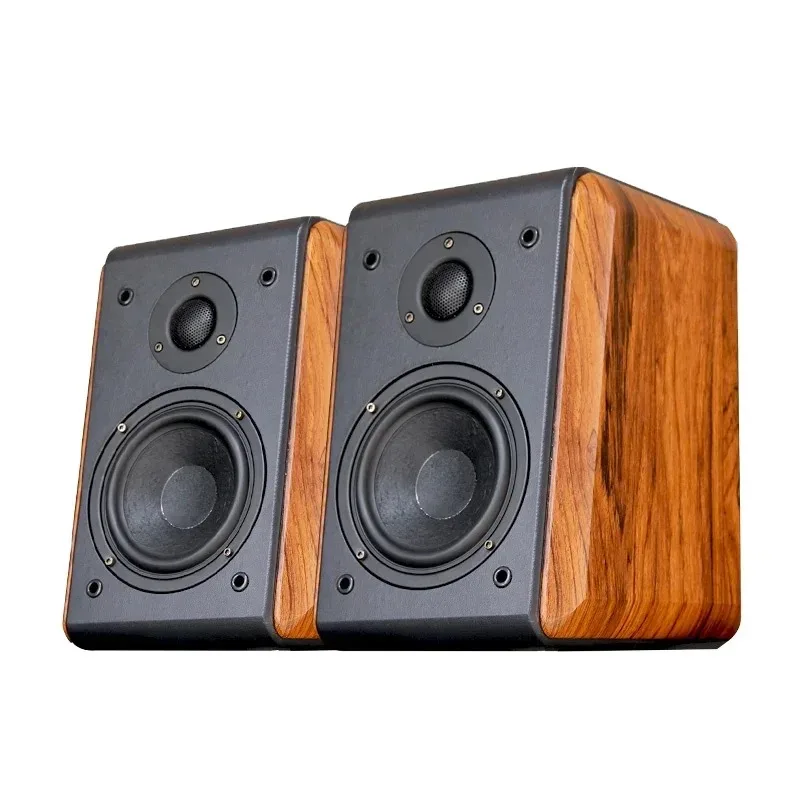 

6,5-дюймовая полочная акустическая система Hi-Fi с ламповым динамиком, деревянная пассивная акустика для домашнего кинотеатра, высококачественный звук