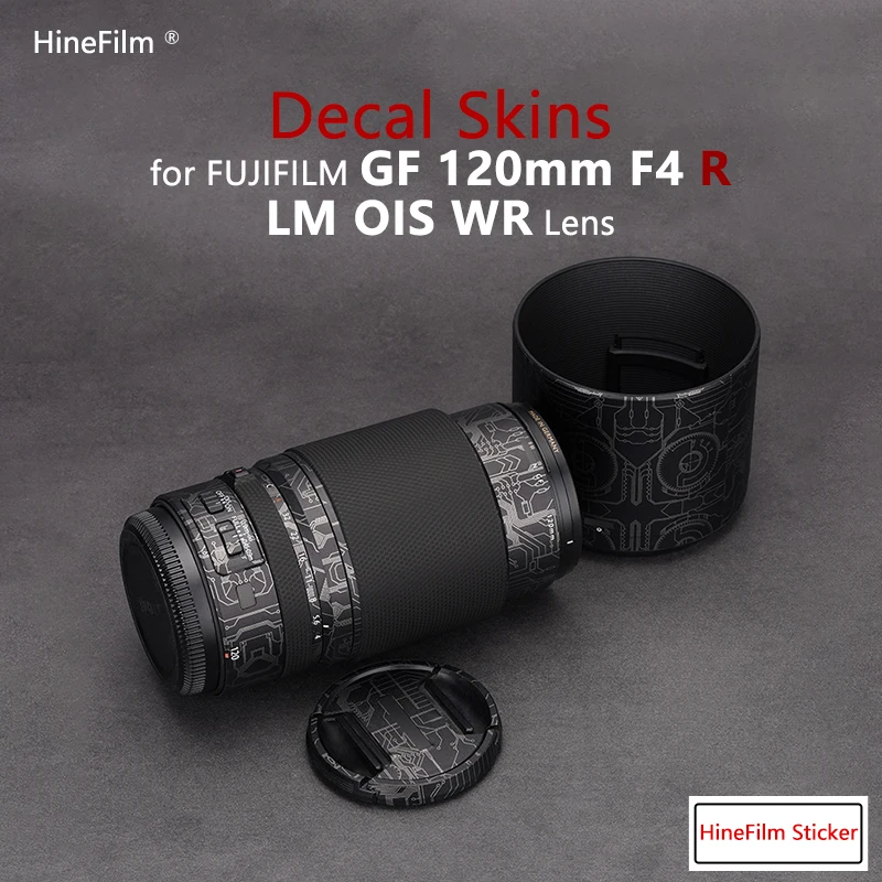 

Fuji GF120 F4 Lens Skins for Fujifilm GF 120mm f/4.0 R LM OIS WR Macro Lens 120 F4.0 Lens Premium Decal Skin Protector Sticker