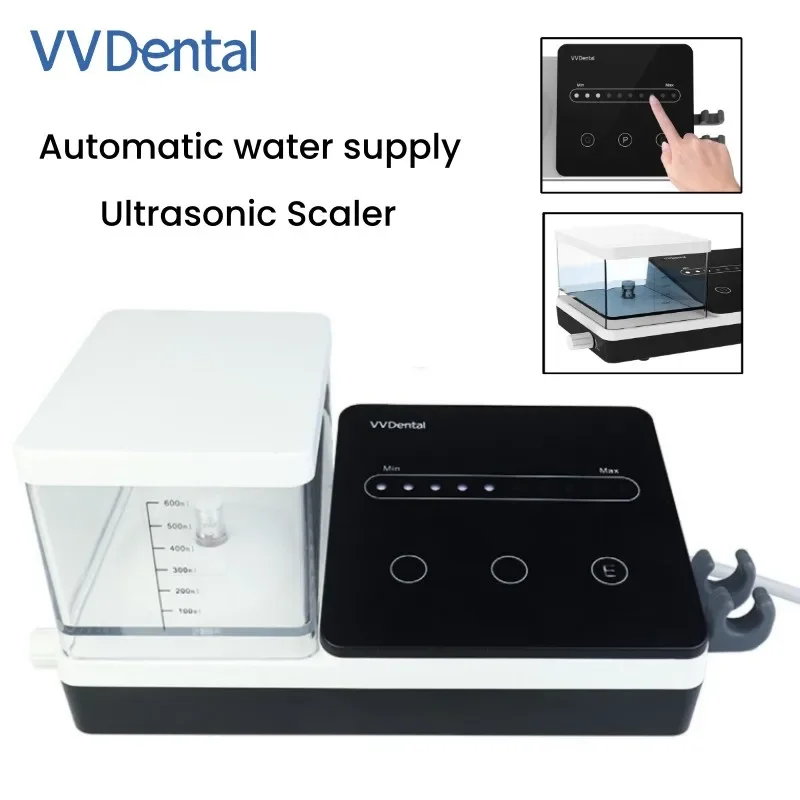 

VV Dental Large Capacity Ultrasonic Scaler Smart Touch Control Teeth Cleaning Device With 10 Tips Fit EMS/Woodpecker Handpiece