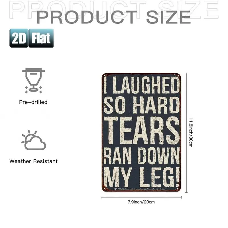 2D Flat Metal Aluminum Foil aluminum Sign - 8