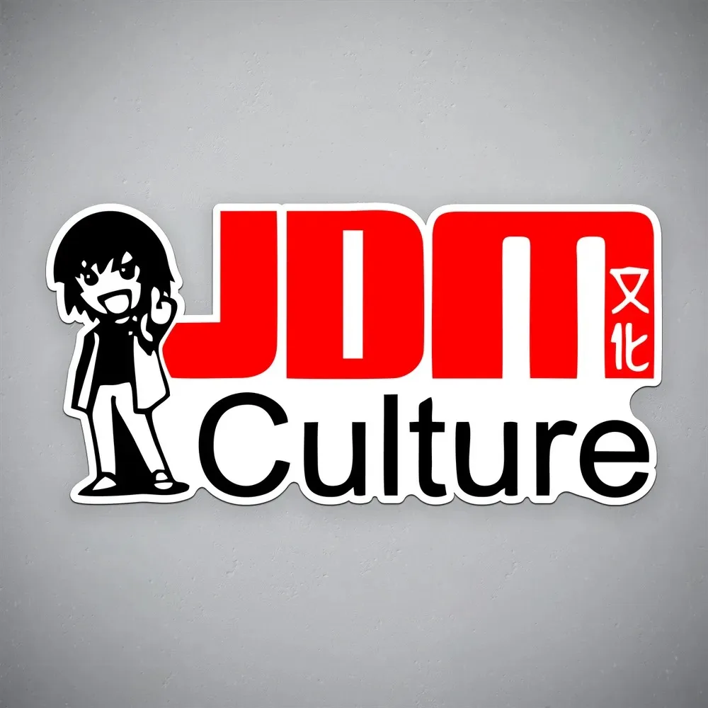 

Vinyl stickers for car "JDM culture - JDM-culture"Scratch-proof Decal Car Laptop Wall Window Bumper Suv Laptop Stickers